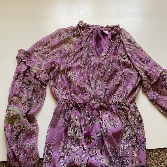 Hemant & Nandita mavi long sleeve Jumpsuit in orchid size XS - Picture 9 of 14